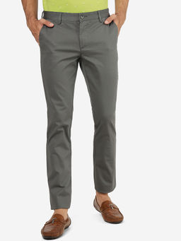 Greenfibre - Grey Super Slim Fit Casual Trouser