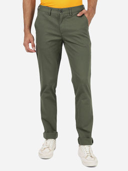 JadeBlue - Green Casual Cotton Trouser