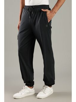 DOMIN8 - Men Side Zipper Pocket Grey Joggers