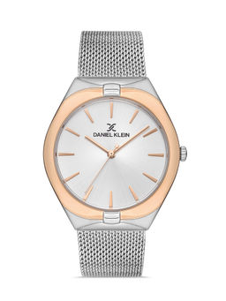Daniel Klein - Silver Color MESH BAND Watch for Women DK.1.13195-6