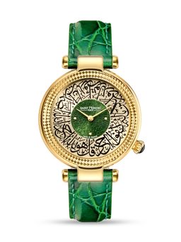 Saint Honore Paris - Green Round Dial Analog Watch For Womens-Au762021-3Tav (M)