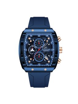 Giordano - Square Dial Multifunctional Watch For Men With Stylish Design Blue (M)