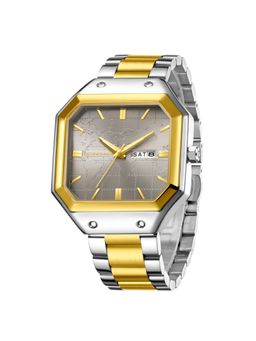 Giordano - Stainless Steel Band With Day & Date Display Watch Grey (M)