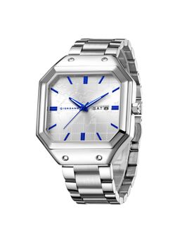 Giordano - Stainless Steel Band With Day & Date Display Watch White (M)