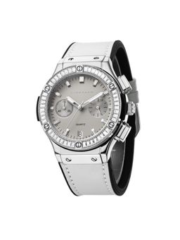 Giordano - Studded Bezel With Quartz Movement Analog Watch For Men Grey (M)