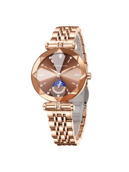 Giordano - Stainless Steel Strap & Quartz Movement Premium Watch For Women Brown (M)