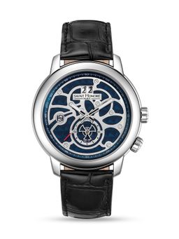 Saint Honore Paris - Blue Round Dial Analog Watch For Mens-Or867040-1Lnin (M)