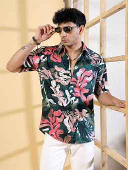 RIGO - Men Green Printed Shirt