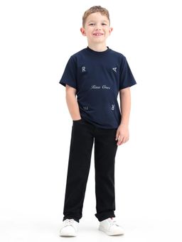 RARE ONES - Boys Back Straight Fit Mid Rise Jeans