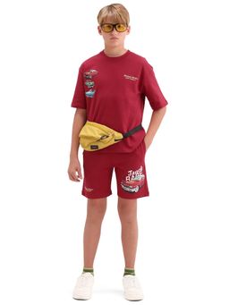 RARE ONES - Boys Graphic Printed Regular Shorts