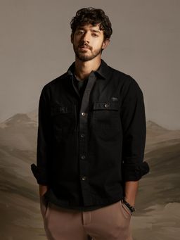 Andamen - Black Men's Full Sleeve Regular Fit Shirt