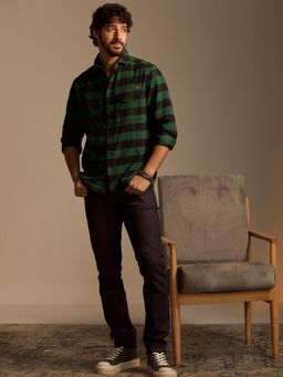 Andamen - Green Men's Full Sleeve Regular Fit Shirt