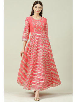 Biba - Pink Flared Dress