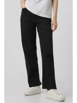 Van Heusen - Women Black Dark Wash Regular Fit Jeans