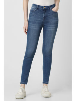 Van Heusen - Women Blue Mid Wash Slim Fit Jeans