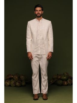 KALPRAAG - Vayu Off White Jodhpuri with Shirt & Pant