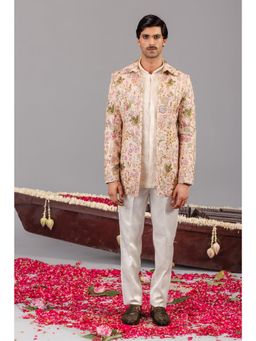 KALPRAAG - Phool Pankh Pink Jodhpuri & Shirt with Pant
