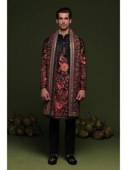 KALPRAAG - Madhav Black Kurta with Pant & Dupatta