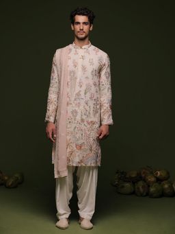 KALPRAAG - Muni Ivory Kurta with Salwar & Dupatta