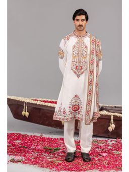 KALPRAAG - Deer Garden Ivory Kurta & Pant with Dupatta