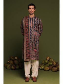 KALPRAAG - Taranj Teal Kurta & Salwar with Dupatta