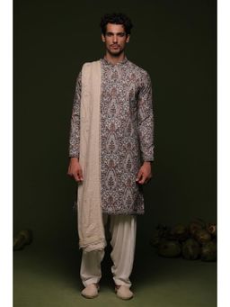 KALPRAAG - Aja Off White Kurta with Salwar & Dupatta