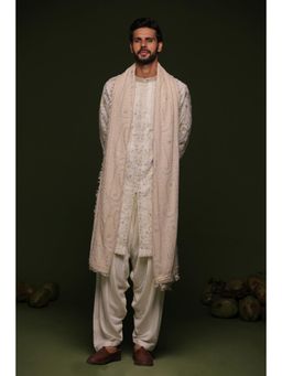 KALPRAAG - Vara Beige Kurta with Salwar & Dupatta