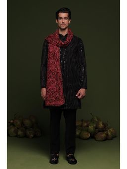 KALPRAAG - Naveen Black Kurta with Pant Dupatta