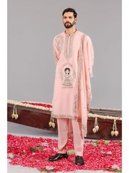 KALPRAAG - Ladkiwale Pink Kurta & Pant with Dupatta