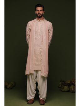KALPRAAG - Bhagya Pink Kurta with Salwar & Dupatta