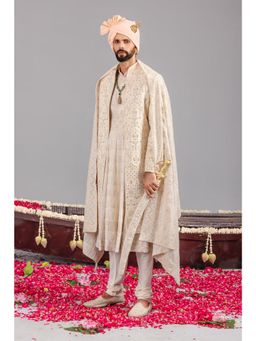 KALPRAAG - Roohani Ivory Sherwani Set