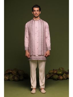 KALPRAAG - Vrishin Purple Jacket & Kurta with Pant