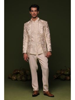 KALPRAAG - Vasanth Ivory Jodhpuri with Shirt & Pant