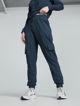 Puma - Cargo Training Women's Blue Knitted Joggers
