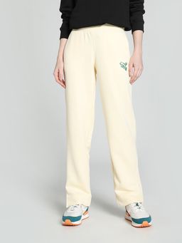 Puma - Classics Brand Love Women's Yellow Knitted Pant