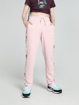 Puma - Classics Petalia T7 Women's Pink Knitted Pant