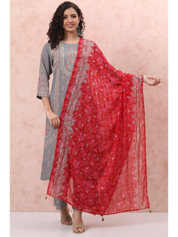 Rangriti - Pink Printed Dupatta
