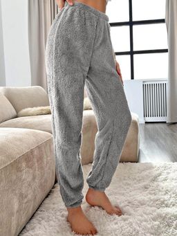 KOTTY - Women's Grey Solid High Waist Jogger