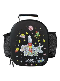Smily Kiddos - Eva Pre School Backpack Space Theme Black (3-4 Years)