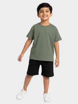 Orange Sugar - Kids Unisex Cotton Olive Set