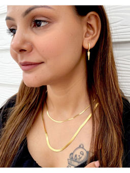Boldiful - Snake Gold Double Layer Necklace