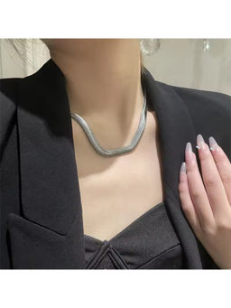 Jazz and Sizzle - Anti-Tarnish Stainless Steel Gold-Plated Necklace for Women