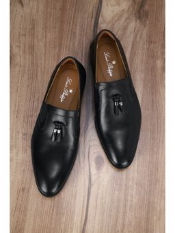 Louis Philippe - Black Slip Ons