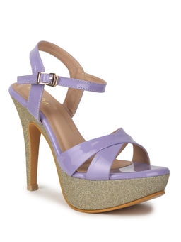 VALIOSAA - Purple Casual Solid-plain Stilettos