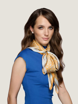 Waraq - Desert Mirage Vegan Satin Square Scarf