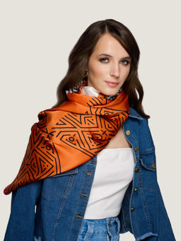 Waraq - Amber Dreamcatcher Vegan Satin Stole