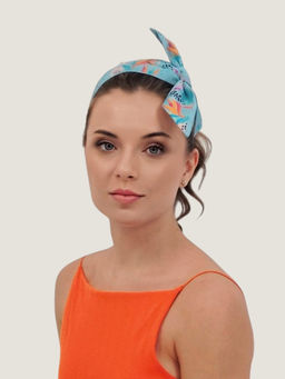 Waraq - Azure Fantasy Mini Scarf