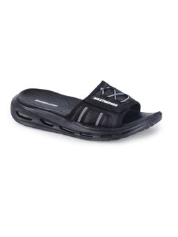 SOLETHREADS - Men Black Casual Comfort Sliders