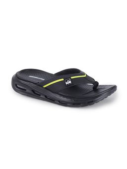 SOLETHREADS - Men Black Casual Comfort Flipflops