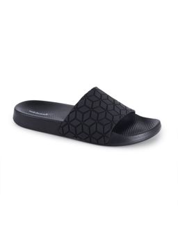 SOLETHREADS - Men Black Casual Comfort Sliders